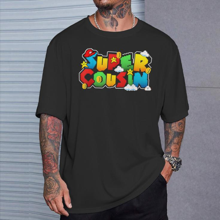 Gamer Super Cousin Gamer For Cousin T-Shirt Gifts for Him