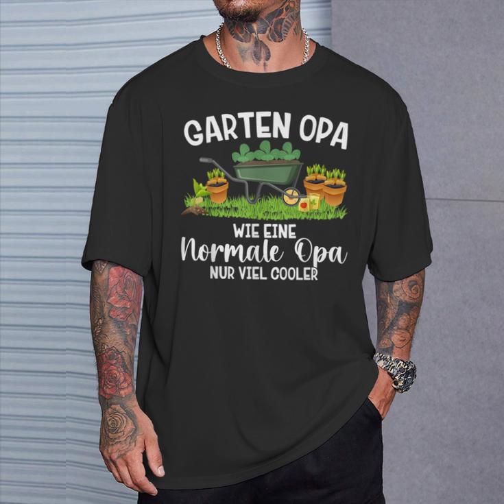 Gardener Garden Grandpa Much Cool T-Shirt Geschenke für Ihn