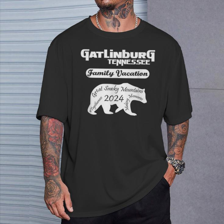 Gatlinburg Family Vacation 2024 Gatlinburg Tennessee Vacay 3 T-Shirt Gifts for Him