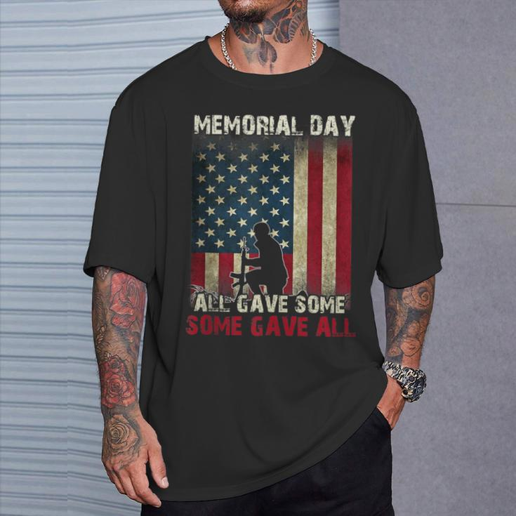 All Gave Some Some Gave All Veteran & Memorial's Day T-Shirt Gifts for Him