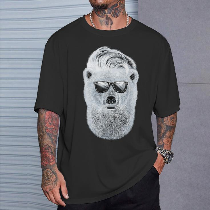 Gay Bear With Sunglasses Polar Bear T-Shirt Gifts for Him