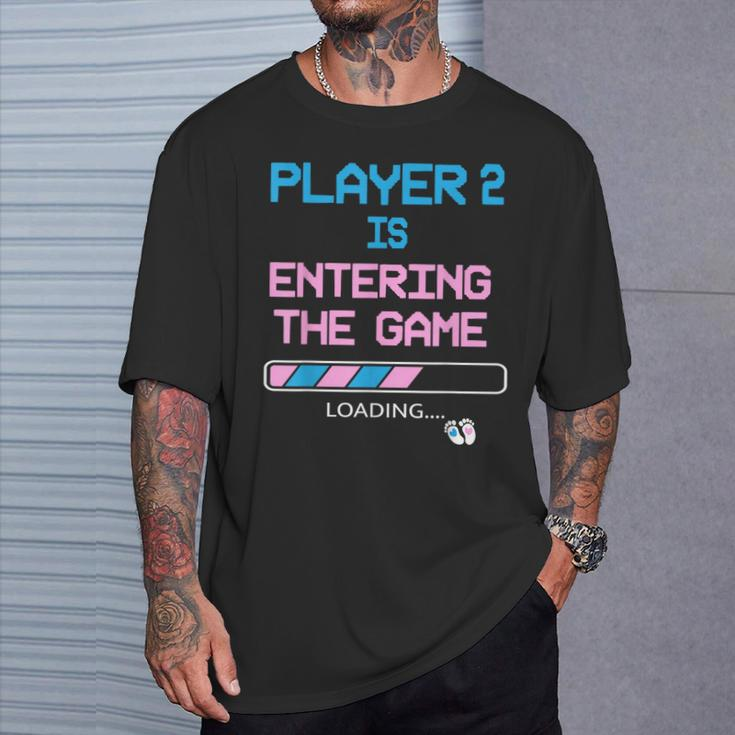 Gender Reveal New Dad Baby Announcement Father's Day Gaming T-Shirt Gifts for Him