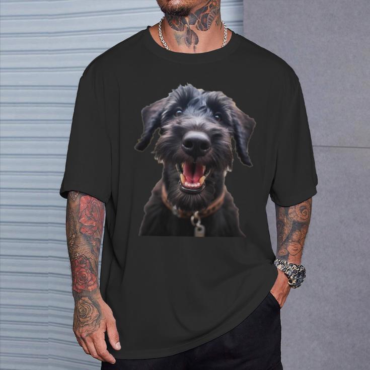 Giant Schnauzer Happy Giant Schnauzer T-Shirt Geschenke für Ihn