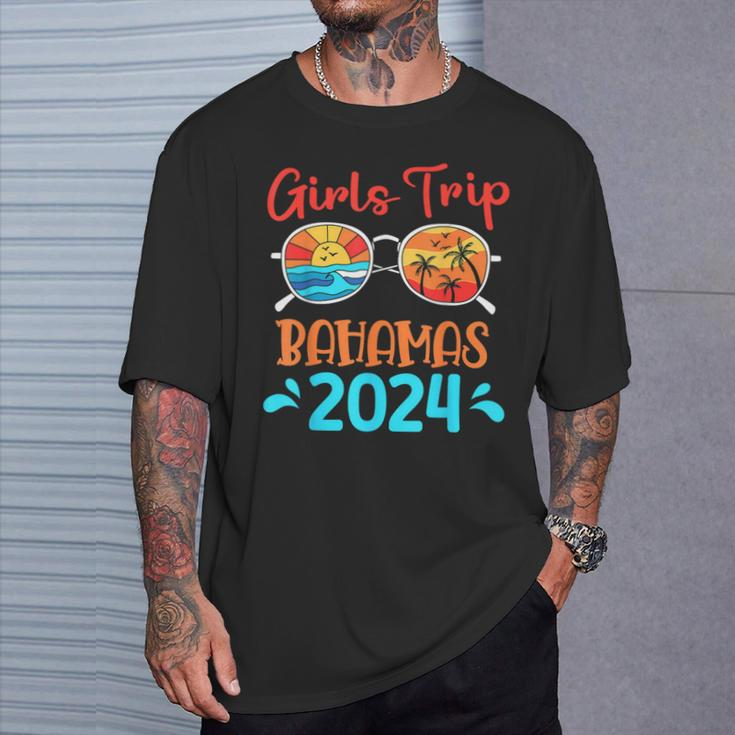 Girls Trip Bahamas 2024 Summer Vacation Beach Matching T-Shirt Gifts for Him