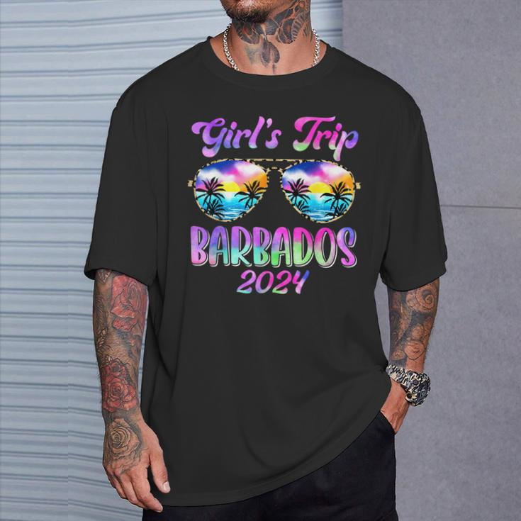 Girl’S Trip Barbados 2024 Summer Beach Weekend Vacation T-Shirt Gifts for Him