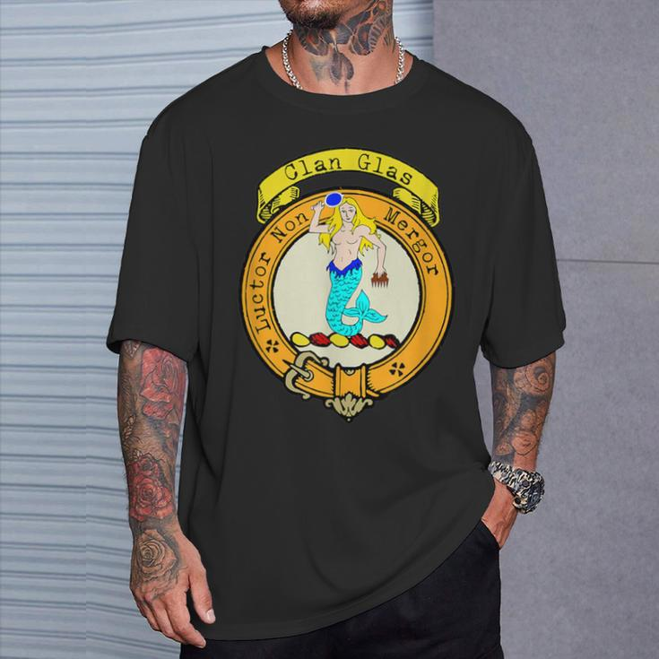 Glas Clan Scottish Crest T-Shirt Gifts for Him