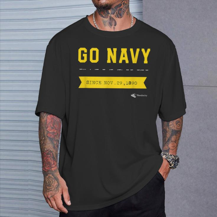 Go Navy Beat Army Morse Code T-Shirt Gifts for Him