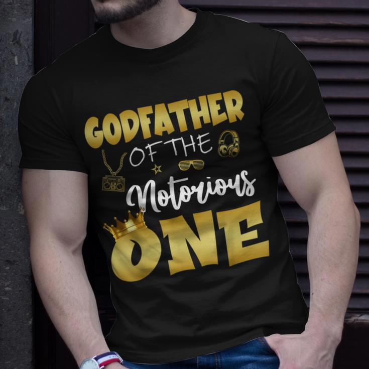 Godfather Of The Notorious One Hip Hop Themed 1St Birthday T-Shirt Gifts for Him