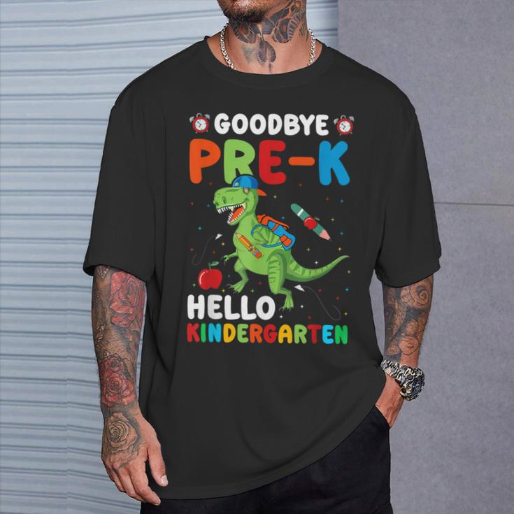 Goodbye Pre-K Hello Kindergarten Here I Come Graduation T-Shirt Gifts for Him