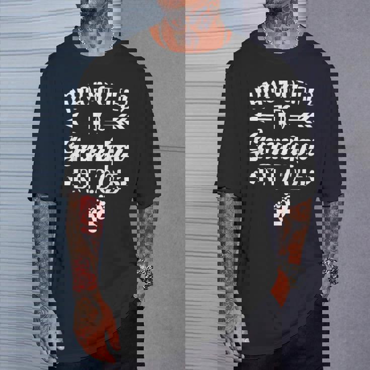 Grandpa Est 2025 For Father's Day Soon To Be Grandpa 2025 T-Shirt Gifts for Him