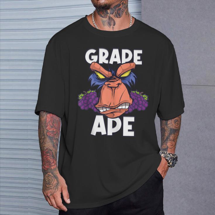 Grape Apes Grapes T-Shirt Gifts for Him