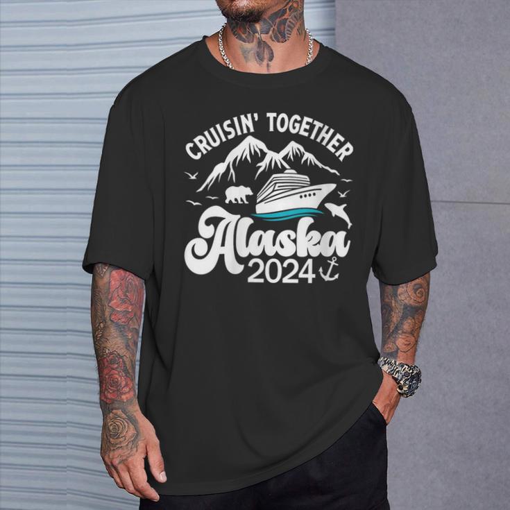 Great Alaska Cruise Trip Cruising Together 2024 T-Shirt Gifts for Him