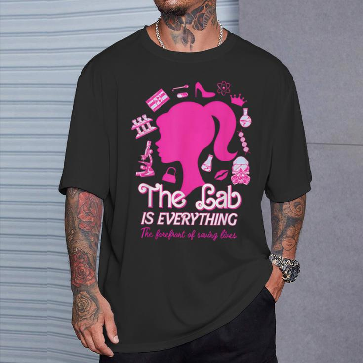 Groovy The Lab Is Everything The Forefront Of Saving Lives T-Shirt Gifts for Him