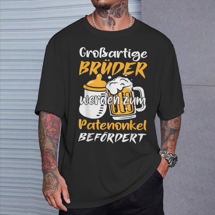 Großliche Brüder Werden Zum Patenonkel Befört T-Shirt Geschenke für Ihn