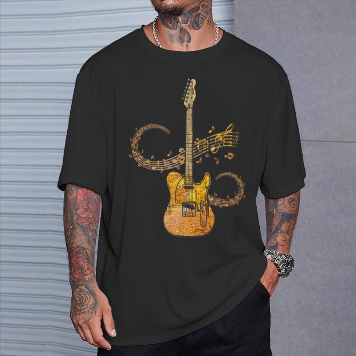 Guitar Guitar Player T-Shirt Geschenke für Ihn