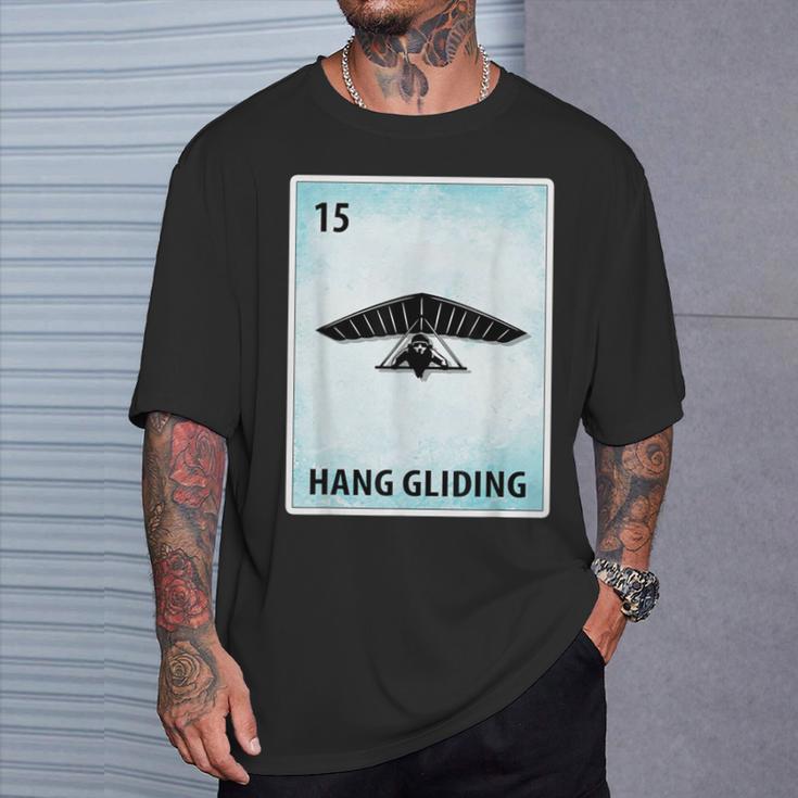 Hang Gliding Mexican Cards T-Shirt Gifts for Him