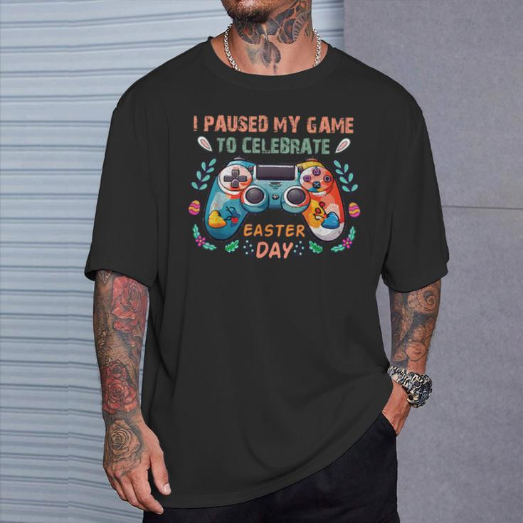 Happy Easter Day Bunny Egg Gaming Lover Boys Girls N T-Shirt Gifts for Him