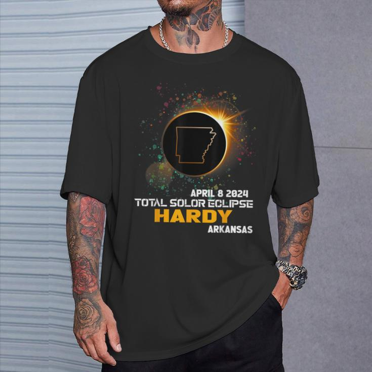 Hardy Arkansas Total Solar Eclipse 2024 T-Shirt Gifts for Him