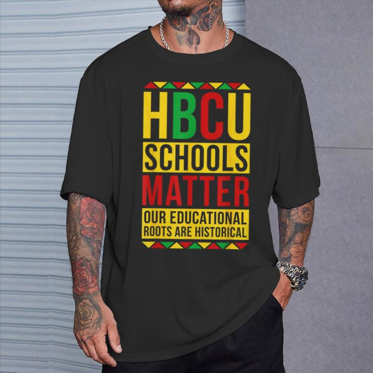 Hbcu School Matter Proud Historical Black College Graduated T-Shirt Gifts for Him