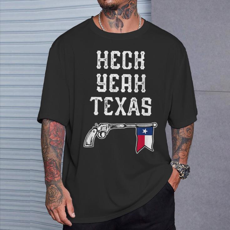 Heck Yeah Texas Southern Slang T-Shirt Gifts for Him