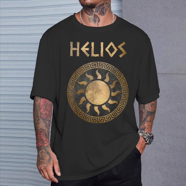 Helios Greek Sun God Antique Symbol T-Shirt Geschenke für Ihn