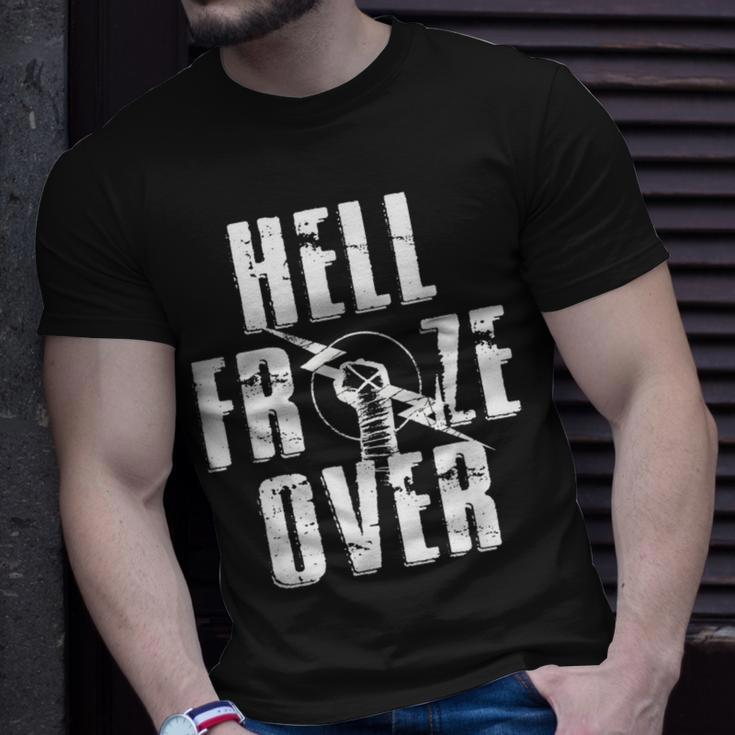 Hell Froze Over T-Shirt Gifts for Him