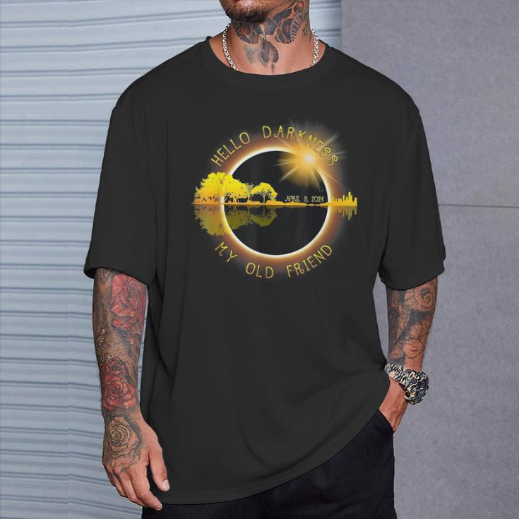 Hello Darkness My Old Friend Eclipse T-Shirt Gifts for Him