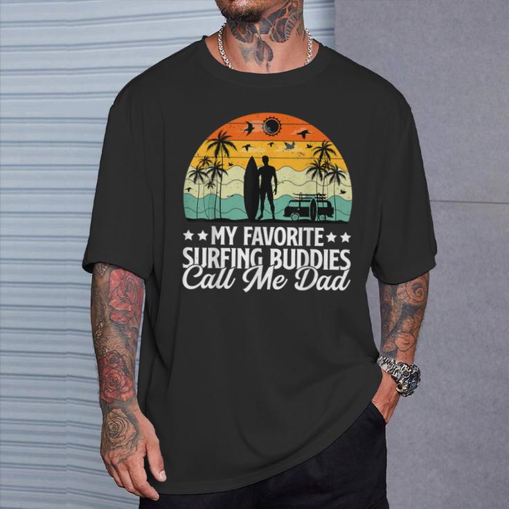 Herren Surfer Für Papaatertag Ehemann Surfen Buddies T-Shirt Geschenke für Ihn