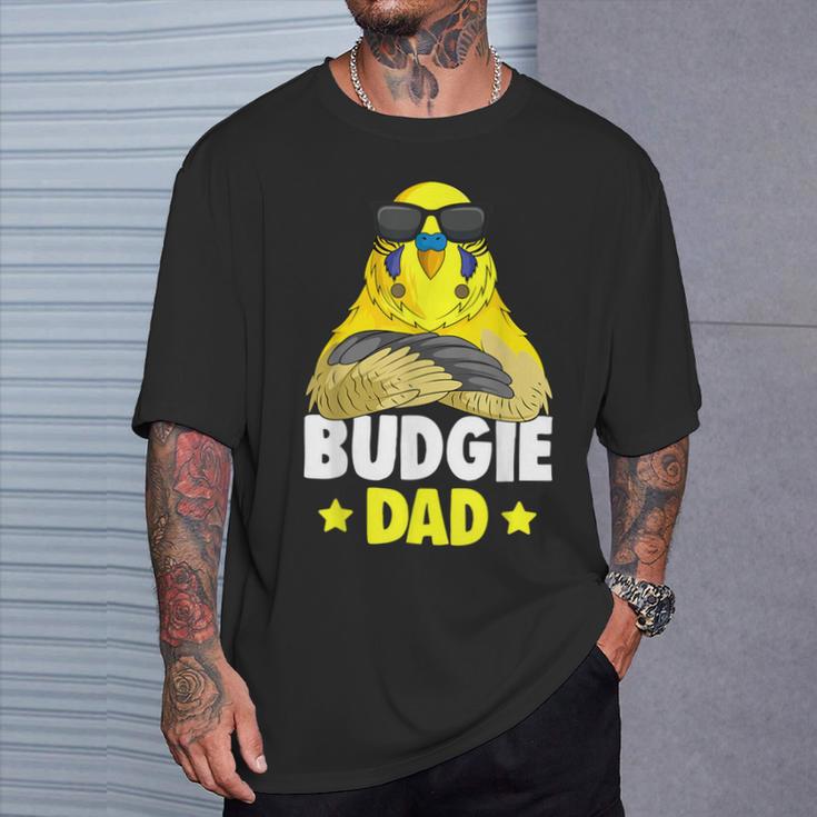 Herren Wellensittich Papa Sittich Wellensittich T-Shirt Geschenke für Ihn