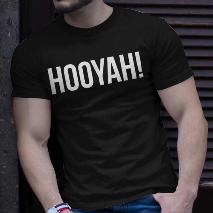 Hooyah Military Saying T-Shirt Gifts for Him