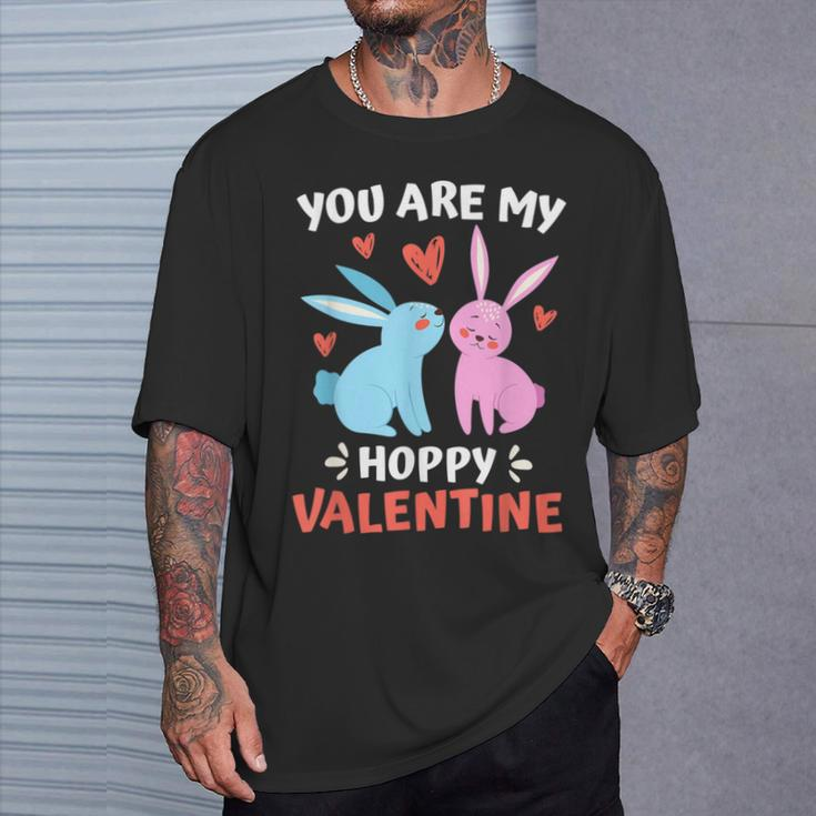Hoppel Rabbit Ich Liebe Mein Hasen Valentine's Day T-Shirt Geschenke für Ihn