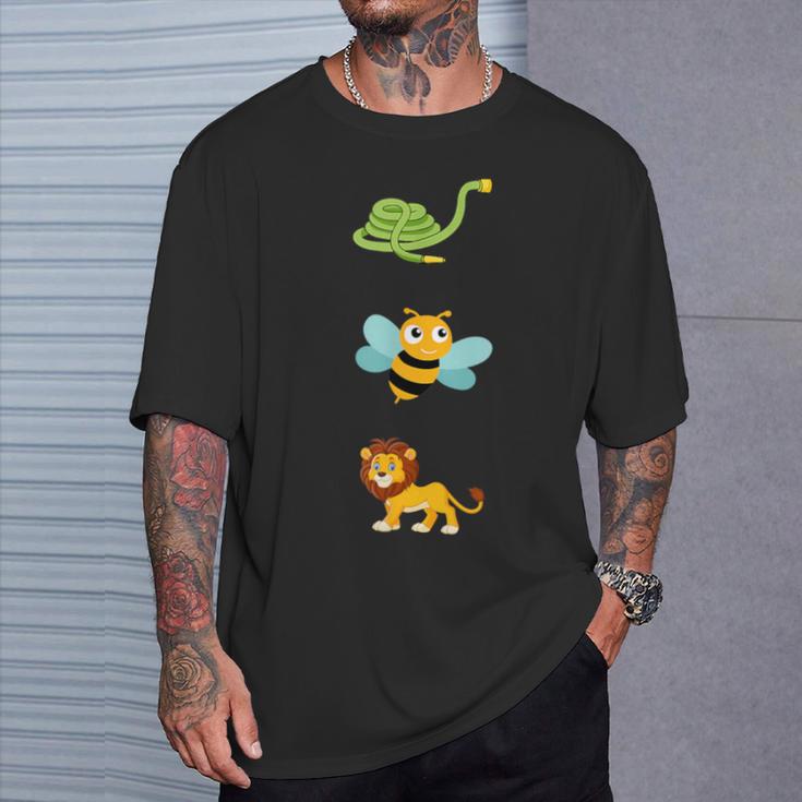 Hose Bee Lion Cute T-Shirt Gifts for Him