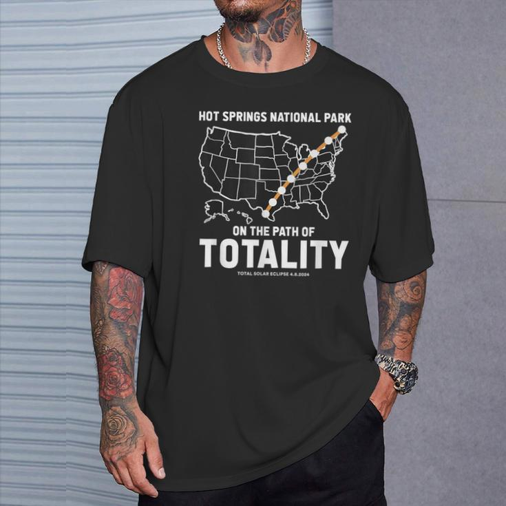 Hot Springs National Park On The Path Of Totality Eclipse T-Shirt Gifts for Him