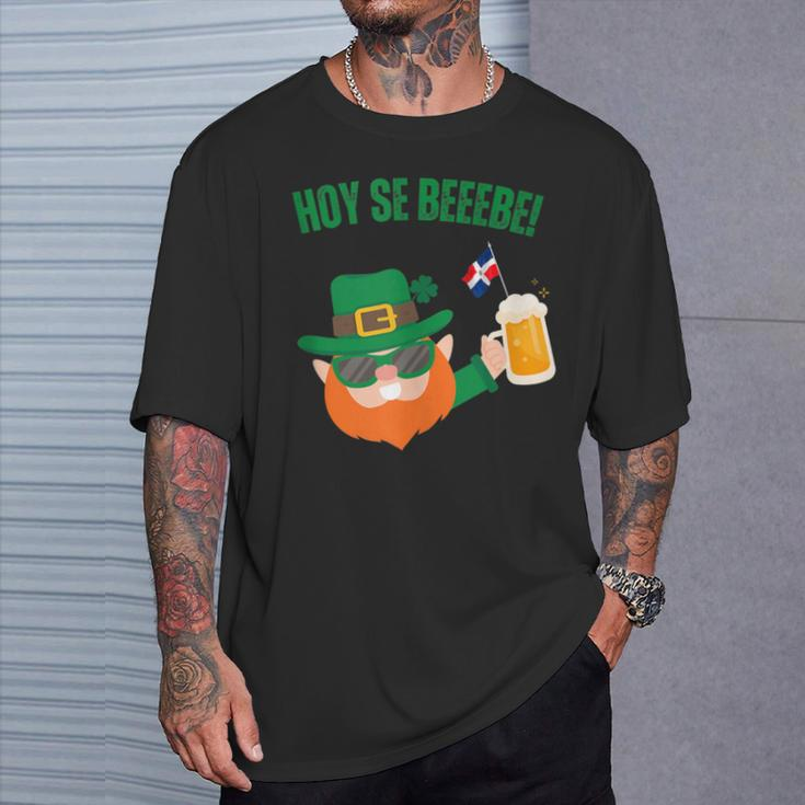Hoy Se Bebe St Patrick Day Dominican T-Shirt Gifts for Him