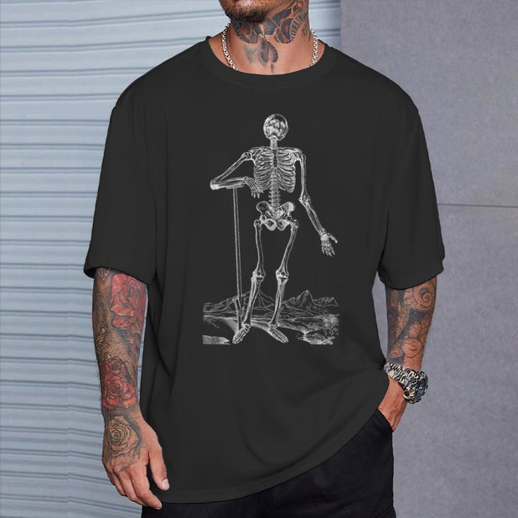 Human Anatomy Skeleton Bones Vintage Science T-Shirt Gifts for Him
