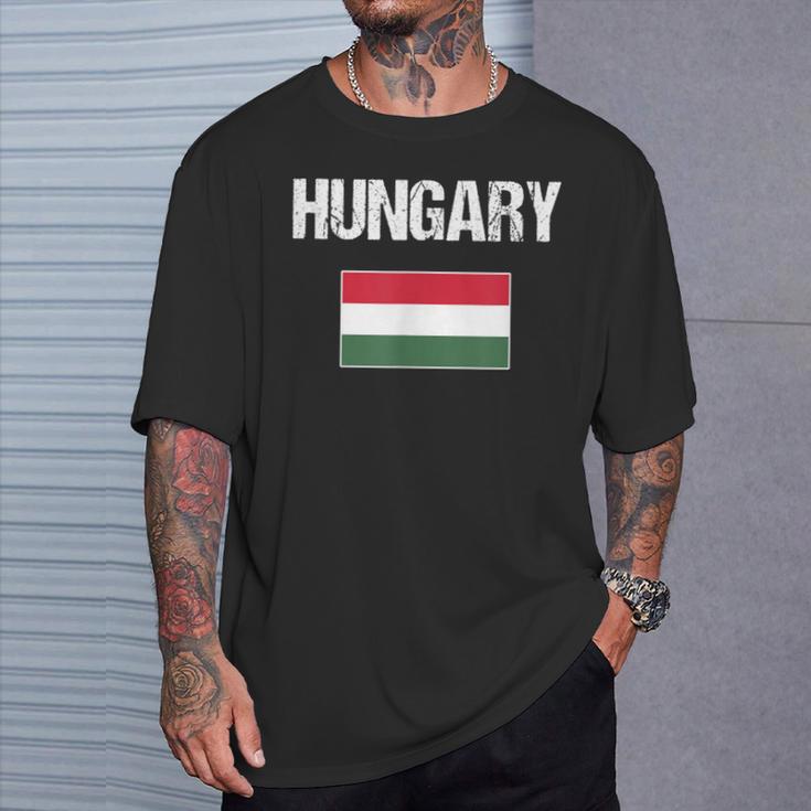 Hungary Flag Hungary T-Shirt Geschenke für Ihn