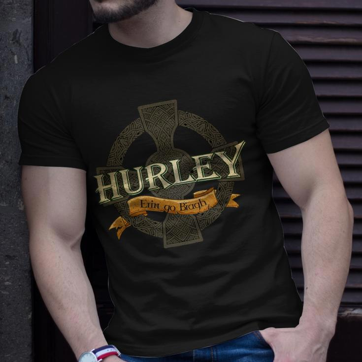 Hurley Irish Surname Hurley Irish Family Name Celtic Cross T-Shirt Gifts for Him