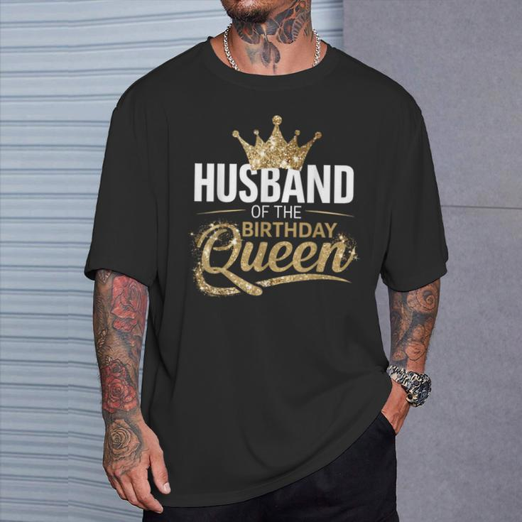 Husband Of The Birthday Queen Party T-Shirt Gifts for Him