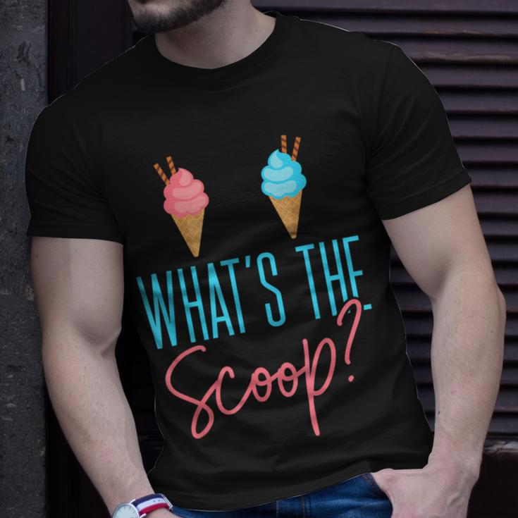 Ice Cream Gender Reveal What The Scoop T-Shirt Gifts for Him
