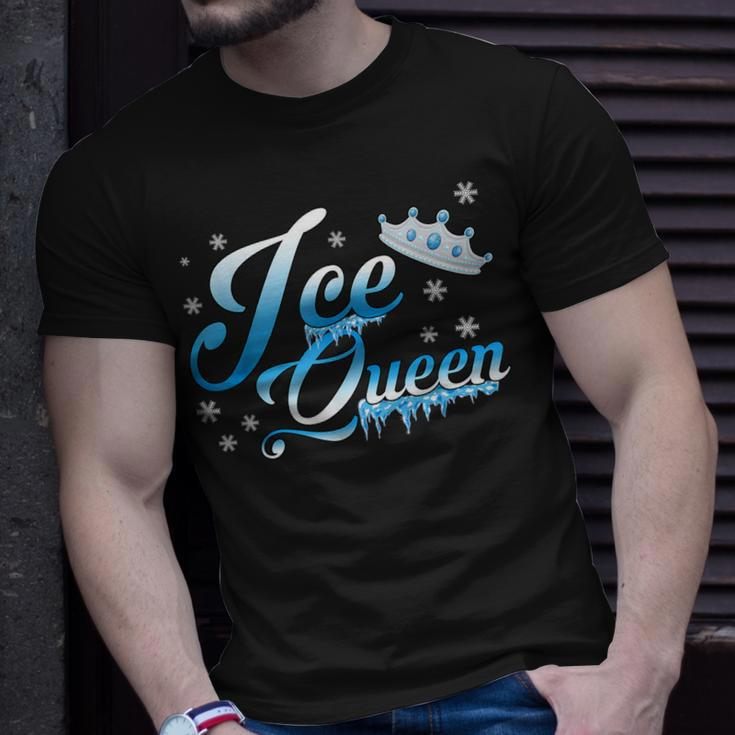 Ice Queen Winter Theme Birthday Party Girls Snow Themed Bday T-Shirt Gifts for Him