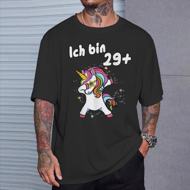 Ich Bin 29 Plus Unicorn Dab Dabbing Unicorn T-Shirt Geschenke für Ihn