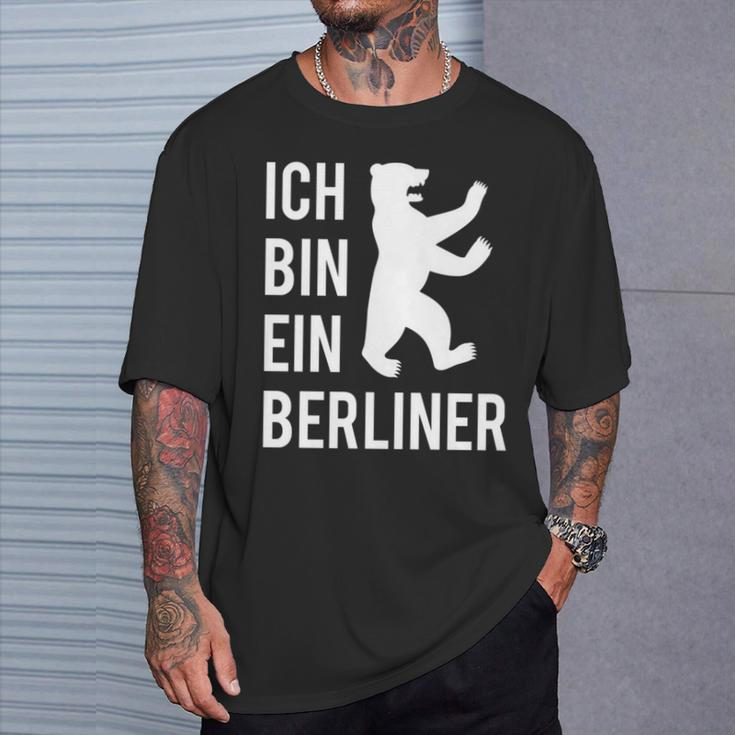 Ich Bin Ein Berliner Geschenke Berliner Bär T-Shirt Geschenke für Ihn