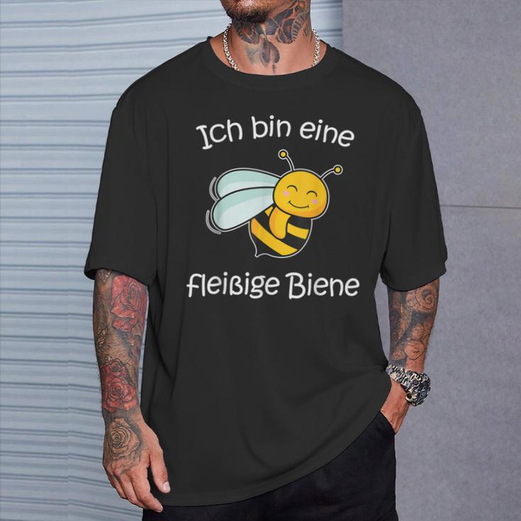 Ich Bin Eine Fleißige Biene Beker Bienchen Insekt I'm A T-Shirt Geschenke für Ihn