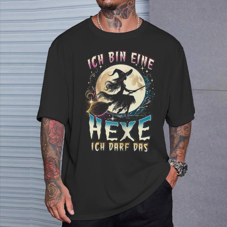 Ich Bin Eine Hexe Ich Darf Das Lustiges Hexen Ich T-Shirt Geschenke für Ihn