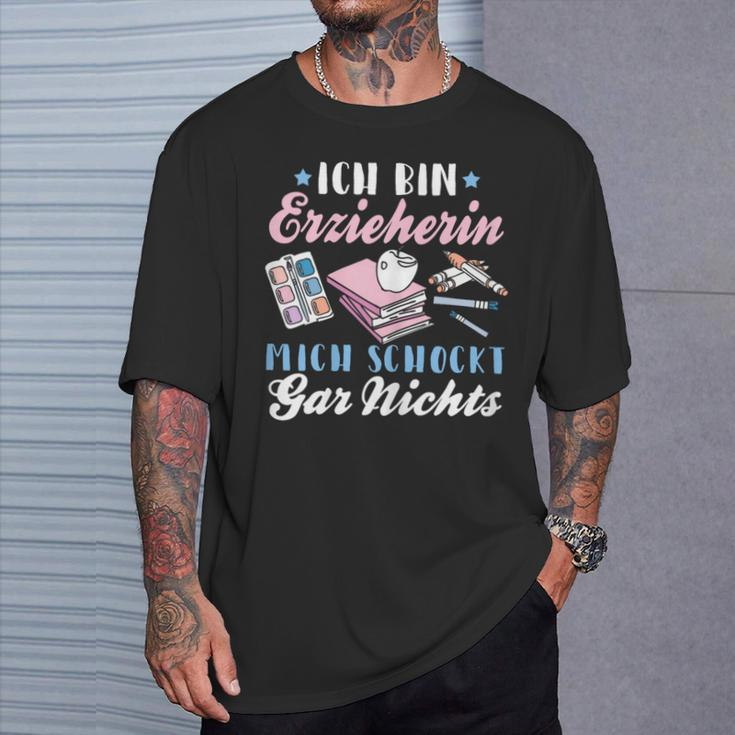 Ich Bin Erzieherin German Language T-Shirt Geschenke für Ihn