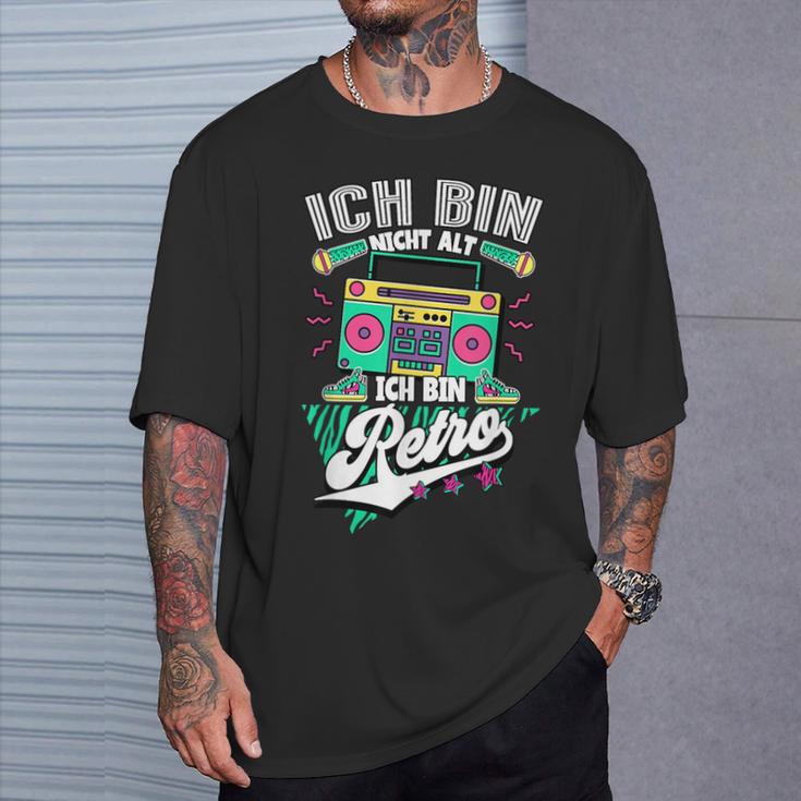 Ich Bin Nicht Alt Ich Bin Retro 90S Jahre S T-Shirt Geschenke für Ihn