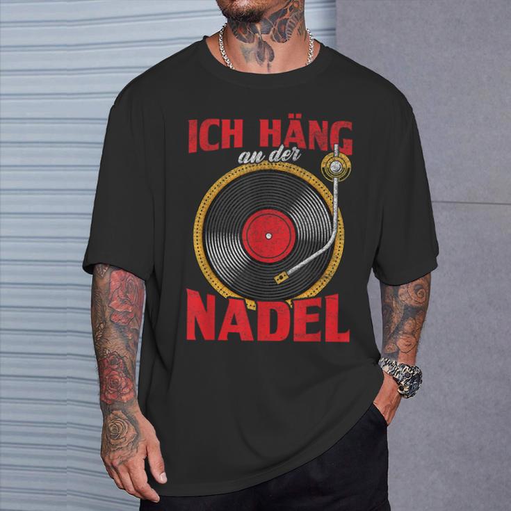 Ich Hänge An Der Nadel Inyl Record T-Shirt Geschenke für Ihn