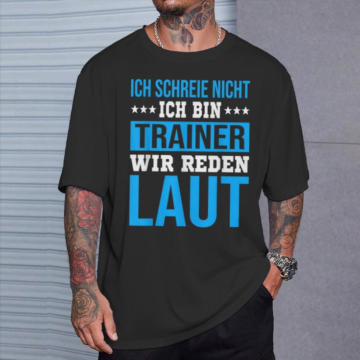 Ich Schreie Nicht Ich Bin Trainer Handball Club Co-Trainer T-Shirt Geschenke für Ihn