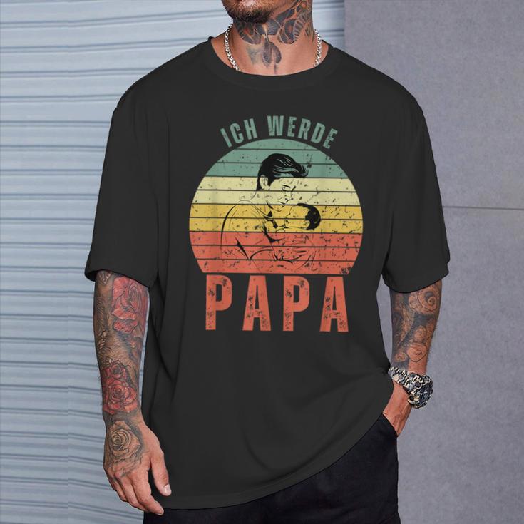 Ich Werde Papa 2024 Geschenkeen Für Werdendeater T-Shirt Geschenke für Ihn