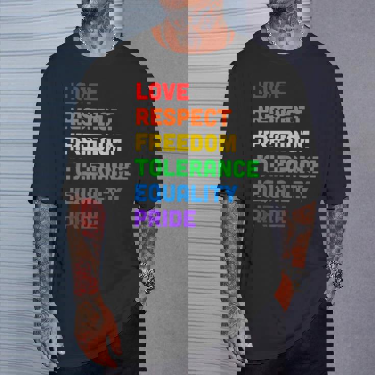 Igualdad Orgullo Gay Orgullo Lgbtq Igualdad Camiseta unisex Regalos para él